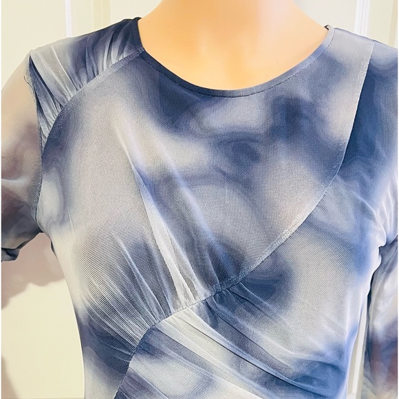 New Zara Draped Tulle Short Dress - Picture 11 of 16